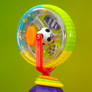 Sassy Wonder Wheel High Chair Tray Toy, 6M+
