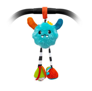 Sassy Confetti Hug & Tug Yeti Chime Toy, Attachable, 0M+
