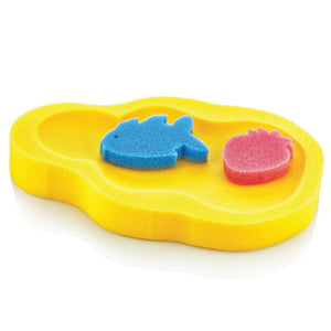 BabyJem Baby Bath Sponge, 0+ Months, Yellow