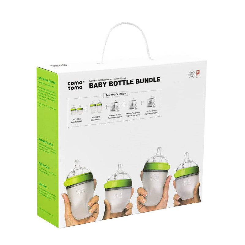 Comotomo - Baby Feeding Bottle Bundle Pink