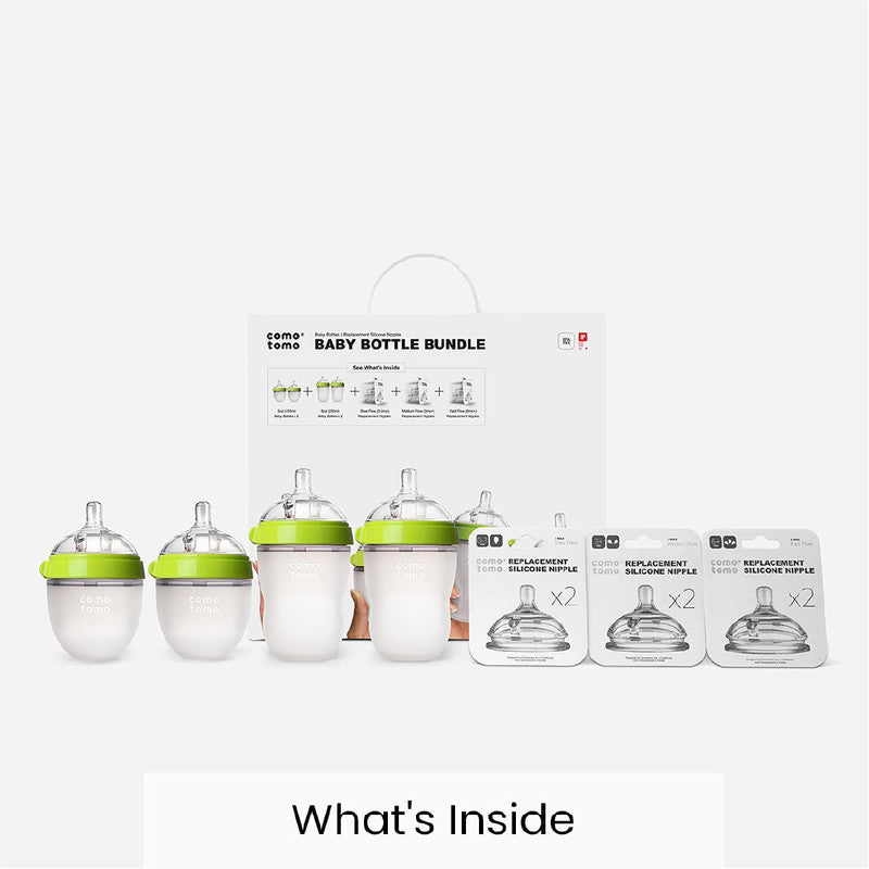 Comotomo - Baby Feeding Bottle Bundle Pink