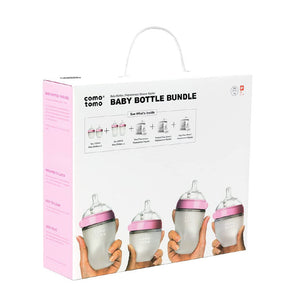 Comotomo - Baby Feeding Bottle Bundle Green