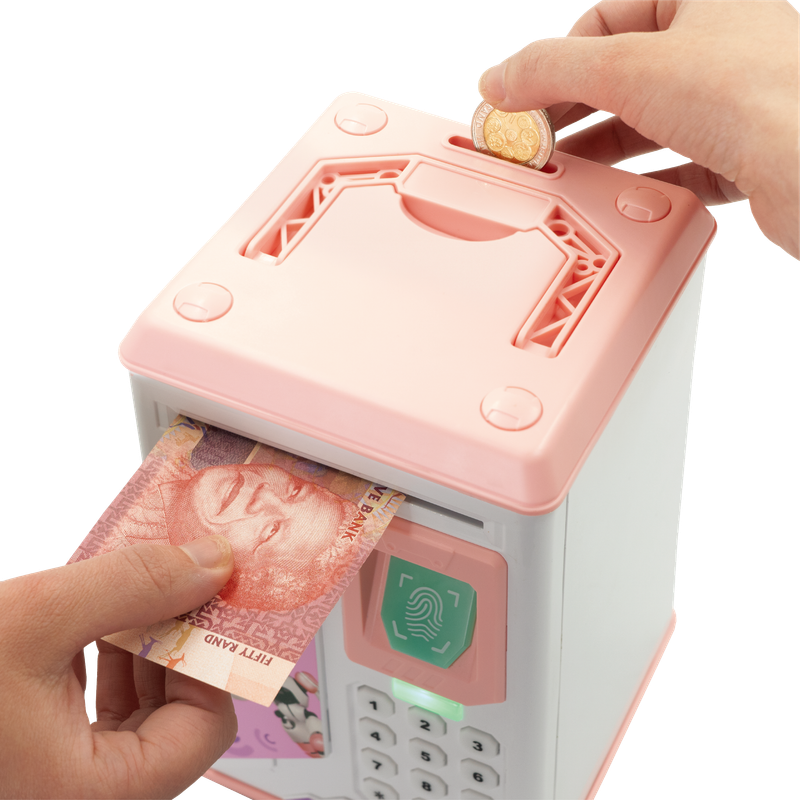 Volkano Kids Robo Vault series Kids Money Saving Vault - Pink - Image 5