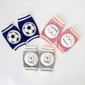 ٣ أزواج من واقيات ركبة أمتشي بيبي للحبو، مبطنة مانعة للانزلاق، قابلة للتمدد، ناعمة من القطن، قابلة للتنفس ومريحة - واقي ركبة ومرفق للأطفال من ٠ إلى ٣ سنوات