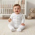 Love Earth Solid Sleepsuit with Long Sleeves - Set of 3