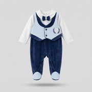 Kachoura Baby Gentleman Winter Romper with Vest (323)