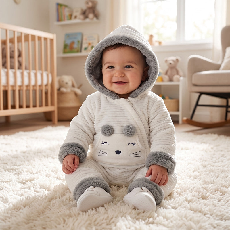 Nehad Baby winter Fur Baby Romper (11174)