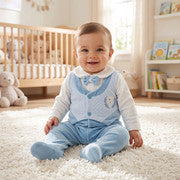 Kachoura Baby Gentleman Winter Romper with Vest (323)