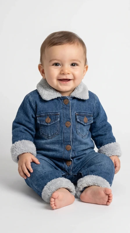 سالوبيت أطفال مبطن بمظهر الدينم من My Baby ‏(11162)