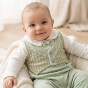 Kachoura baby Winter Baby Romper with bow style (324)