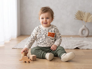 Jep Mood Space Doodle Sweatshirt & Jogger Set (2736)