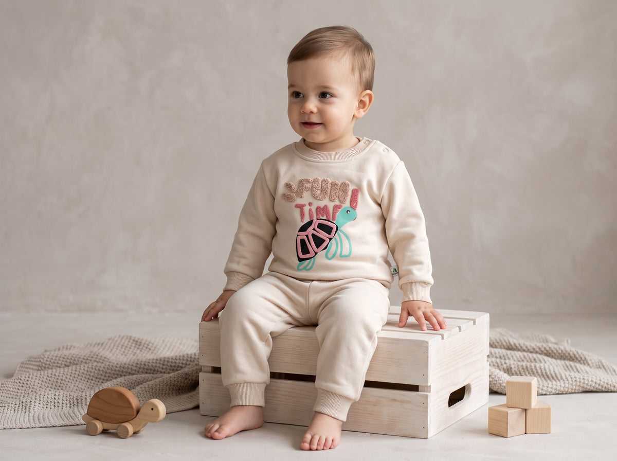 Jep Mood Fun Time Turtle Sweatshirt & Jogger Set (2707)