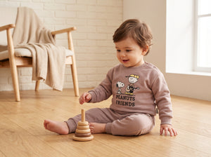 Jep Mood Peanuts Friends Sweatshirt & Jogger Set (2731)
