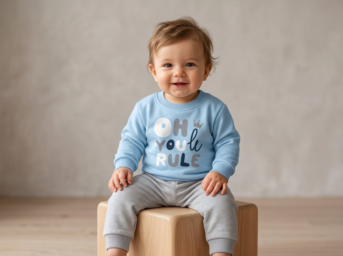Jep Mood Oh You Rule Sweatshirt & Jogger Set (2732)