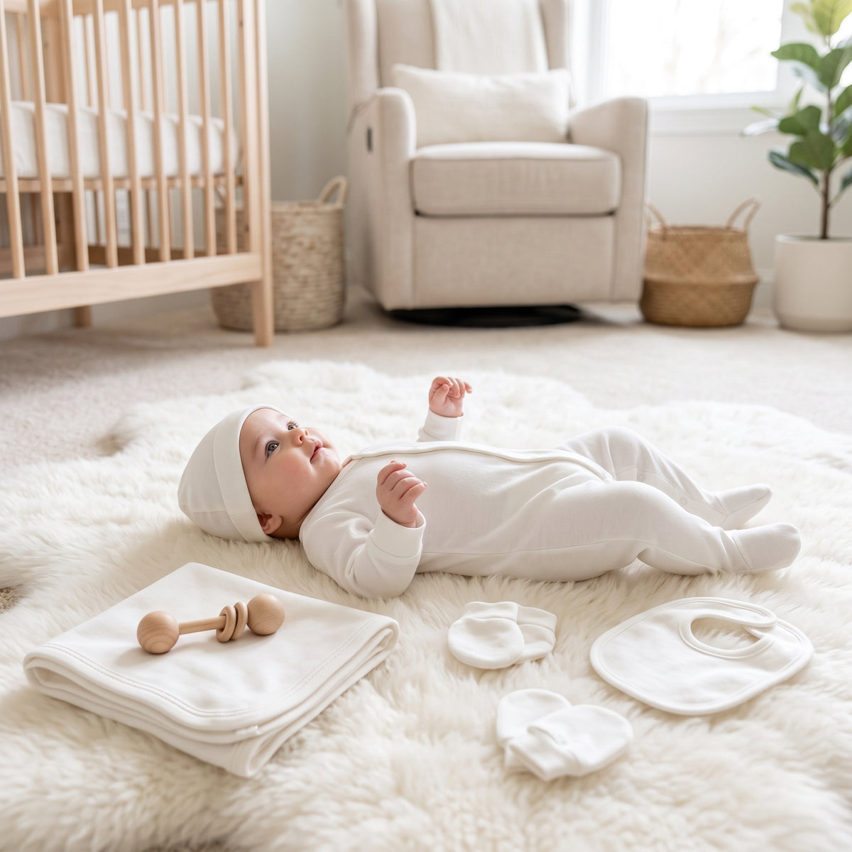 Turkish Plain 6-Piece Baby Set (11361)