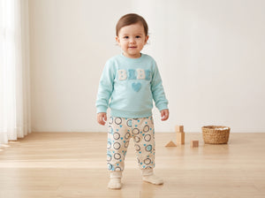 Jep Mood Babe Heart Sweatshirt & Jogger Set (2703)