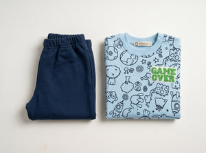 Jep Mood Space Doodle Sweatshirt & Jogger Set (2736)