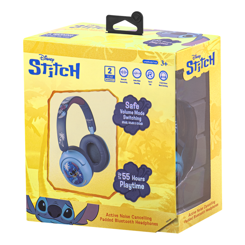 Disney Stitch ANC Padded Bluetooth Headphones - Image 5