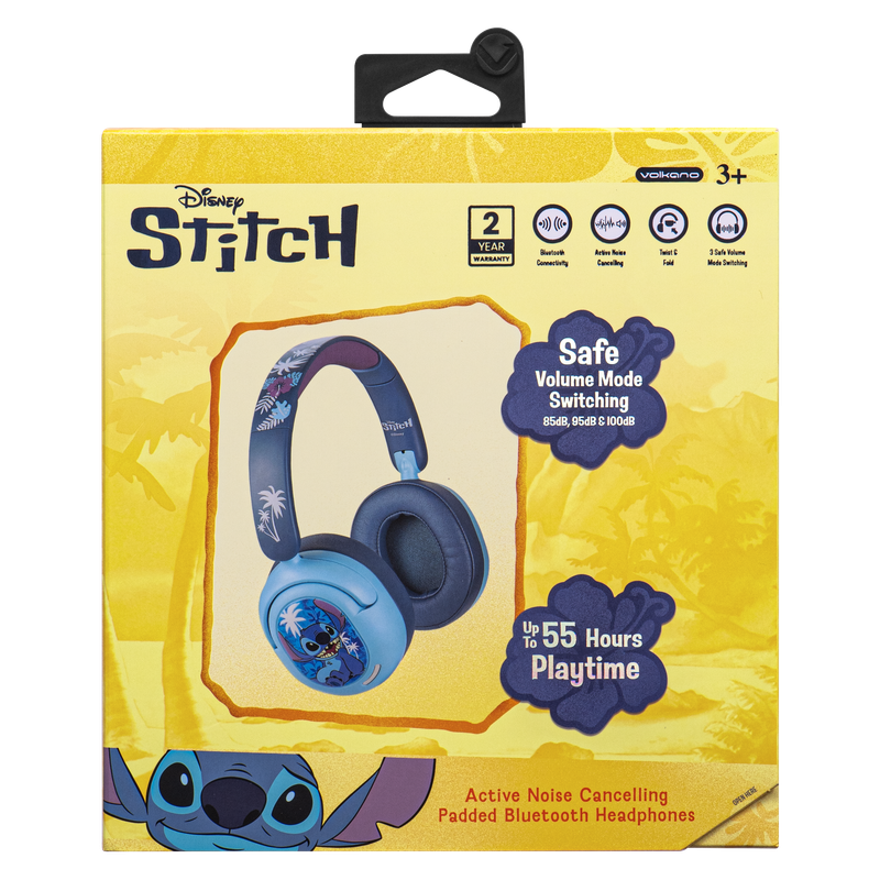 Disney Stitch ANC Padded Bluetooth Headphones - Image 7