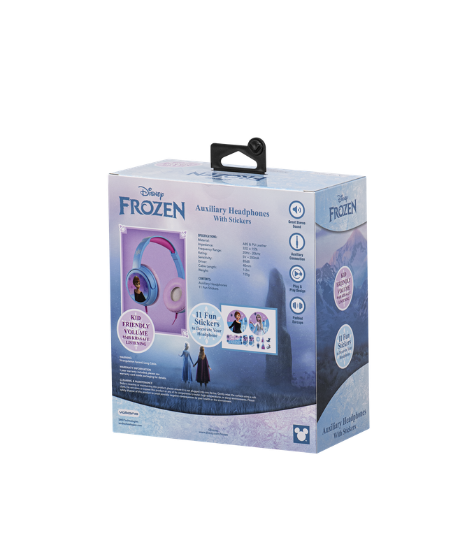 Auxiliary Headphones with Stickers - Frozen - Image 4