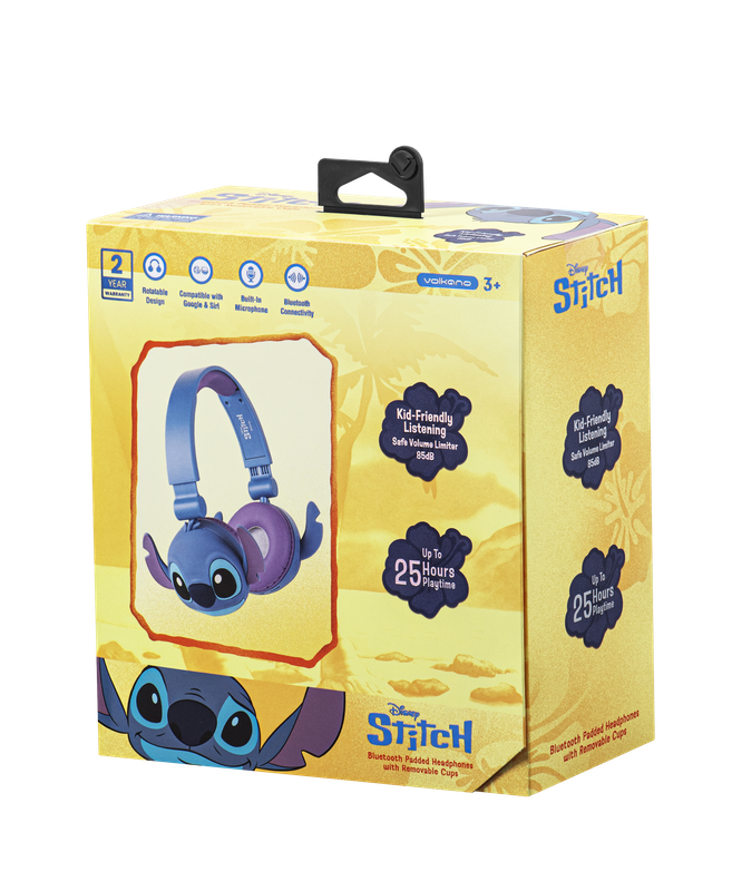 Stitch Bluetooth Padded Headphone with Removable Cups - Image 3