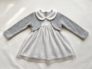 Jolly Joy Baby Girl Tulle Dress with Bolero (4605)