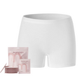 Momcozy 100% Cotton Disposable Postpartum Boxer Briefs, Size L, Pack Of 7, White