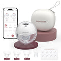 Momcozy M5 Smart APP Controlled Wearable Breast Pump, Hands-Free Wireless Electric Pump Single - Gray