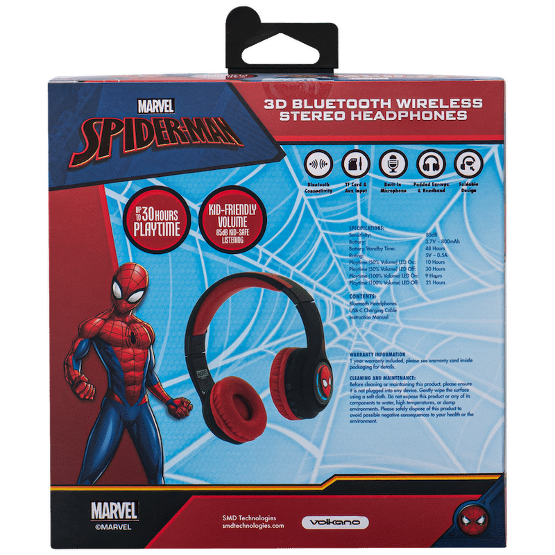 Marvel Spider-Man 3D Bluetooth Headphones - Image 15