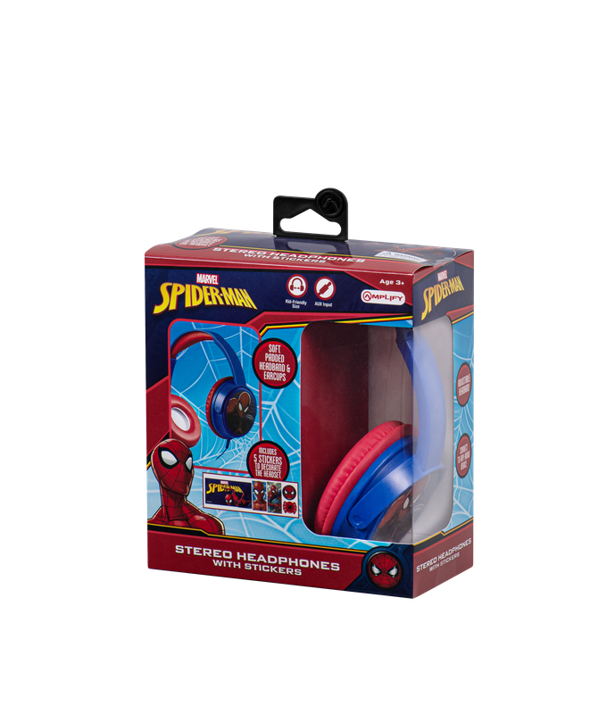 Spider-Man Auxiliary Headphone with Stickers - Image 6