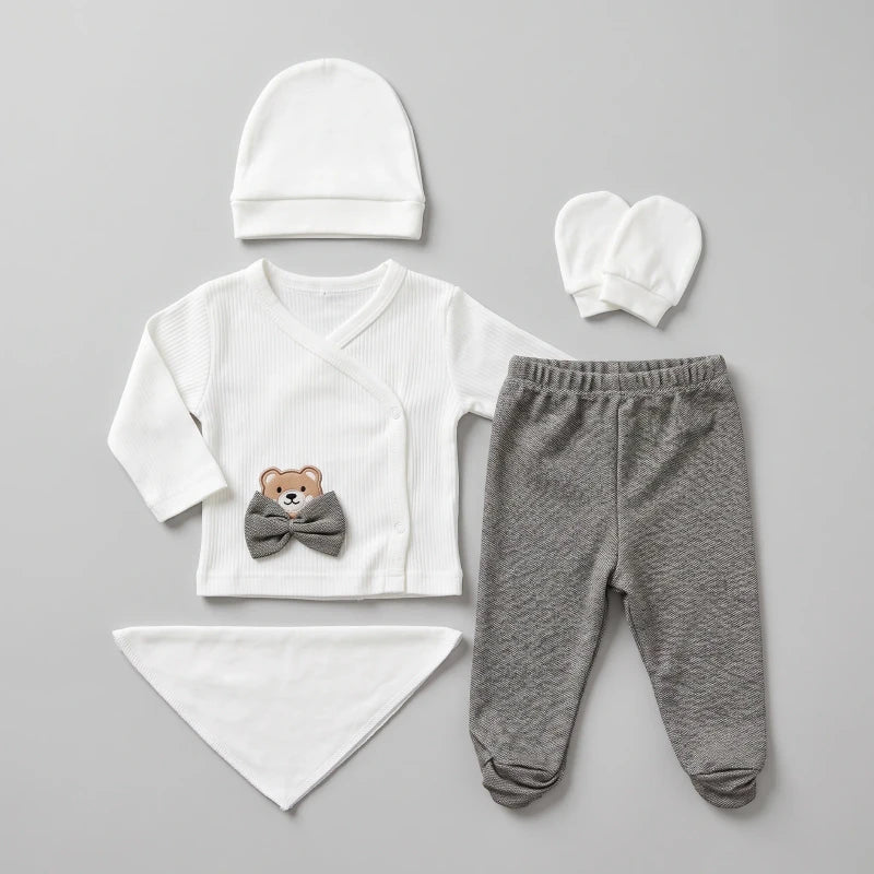 NOA & LINDA 4-Piece Newborn Pajama Set (420223)