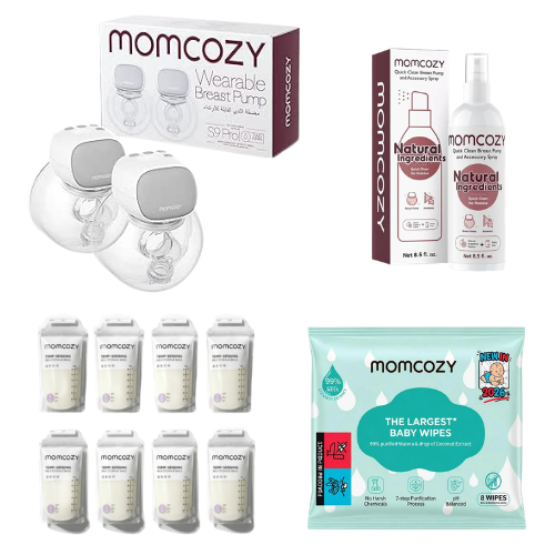 Momcozy S9 Pro Wearable Breast Pump, Double, Grey