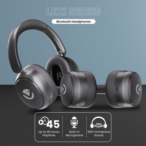 Volkano Lexi Bluetooth Headphone with ANC - Black