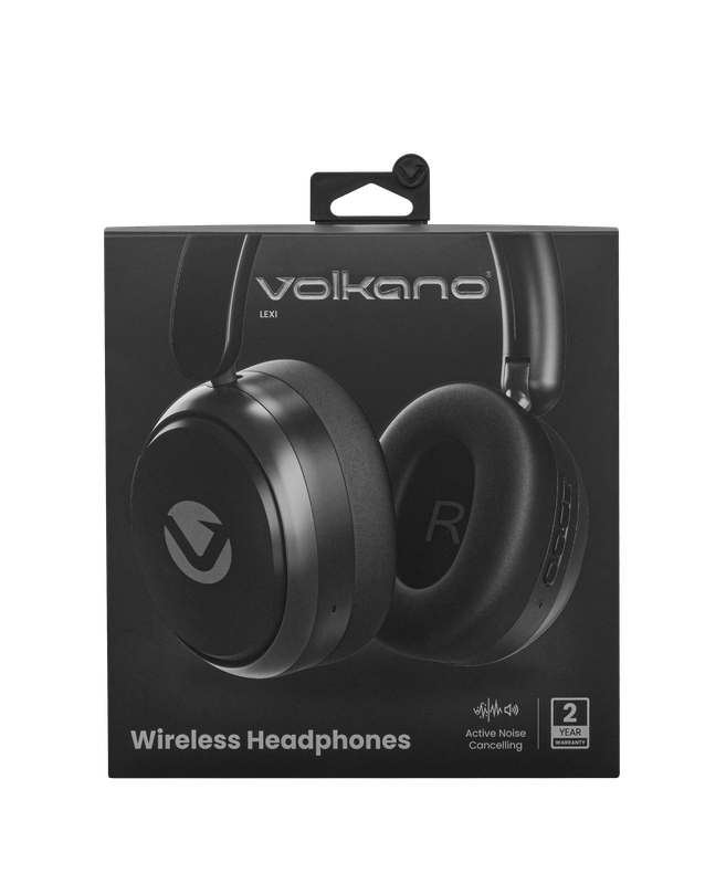 Volkano Lexi Bluetooth Headphone with ANC - Black