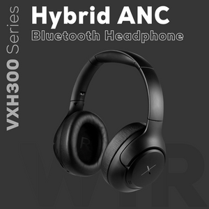 VolkanoX VXH300 Bluetooth Headphones with Hybrid ANC - Black