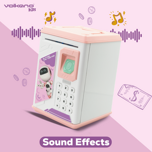 Volkano Kids Robo Vault series Kids Money Saving Vault - Pink - Image 9