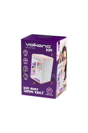 Volkano Kids Robo Vault series Kids Money Saving Vault - Pink - Image 10