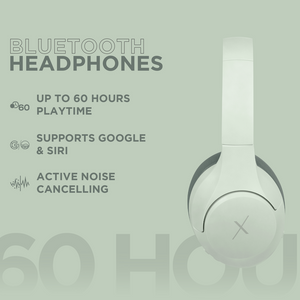 VolkanoX VXH200 Bluetooth Headphones with ANC - Green