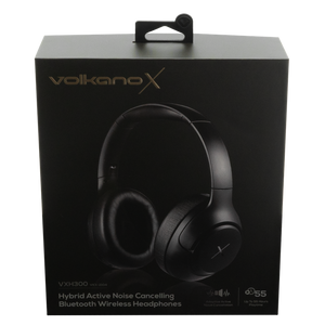 VolkanoX VXH300 Bluetooth Headphones with Hybrid ANC - Black