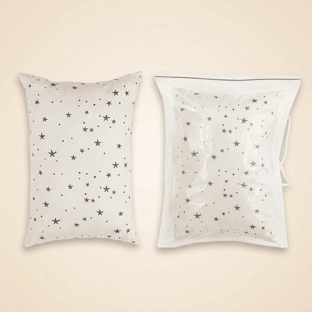 Toddler Pillow (2-3 Years) with Star Print