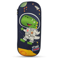 Cocobee Space Dino Pencil Case With Internal Mesh Pocket, Sturdy Build, Zipper Closure – Boys, 3+ Years, Multicolor