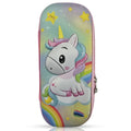 Cocobee Unicorn Star Pencil Case With Internal Mesh Pocket, Sturdy Build, Zipper Closure – Girls, 3+ Years, Multicolor