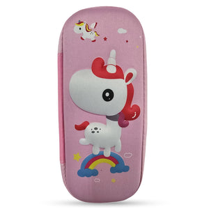 Cocobee Unicorn Pencil Case With Internal Mesh Pocket, Sturdy Build, Zipper Closure – Girls, 3+ Years, Multicolor