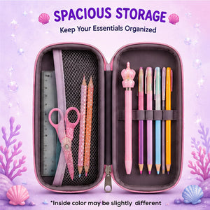 Cocobee Little Unicorns Pencil Case With Internal Mesh Pocket, Sturdy Build, Zipper Closure – Girls, 3+ Years, Multicolor