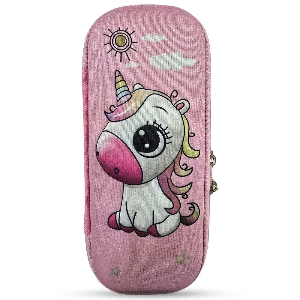 Cocobee Unicorn in the Sky Pencil Case With Internal Mesh Pocket, Sturdy Build, Zipper Closure – Girls, 3+ Years, Multicolor