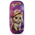 Cocobee Cat Cop Pencil Case With Internal Mesh Pocket, Sturdy Build, Zipper Closure – Girls, 3+ Years, Multicolor