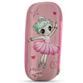 Cocobee Simple Girl Pencil Case With Internal Mesh Pocket, Sturdy Build, Zipper Closure – Girls, 3+ Years, Multicolor
