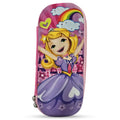 Cocobee Happy Princess Pencil Case With Internal Mesh Pocket, Sturdy Build, Zipper Closure – Girls, 3+ Years, Multicolor