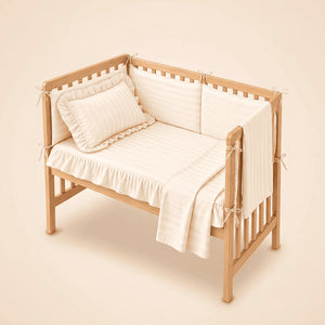Crib Bedding Set with Bumper, Pillow & Blanket