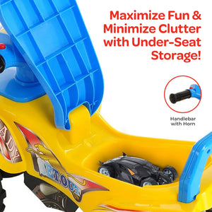 MOON Blaze Quad Bike for Kids - ATV Design for 12 Months+ boys/Girls -Yellow